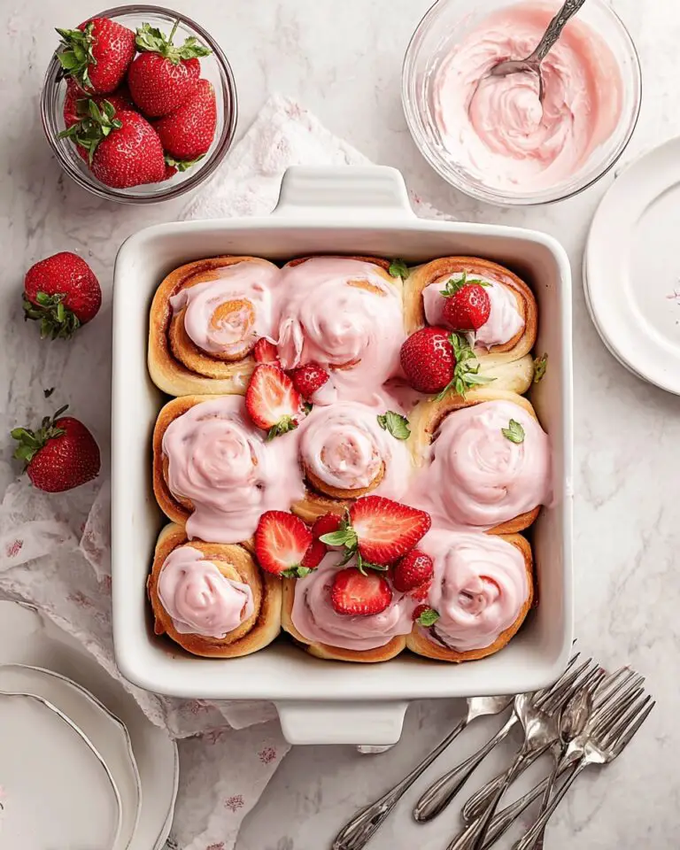 Strawberry Cinnamon Rolls Recipe