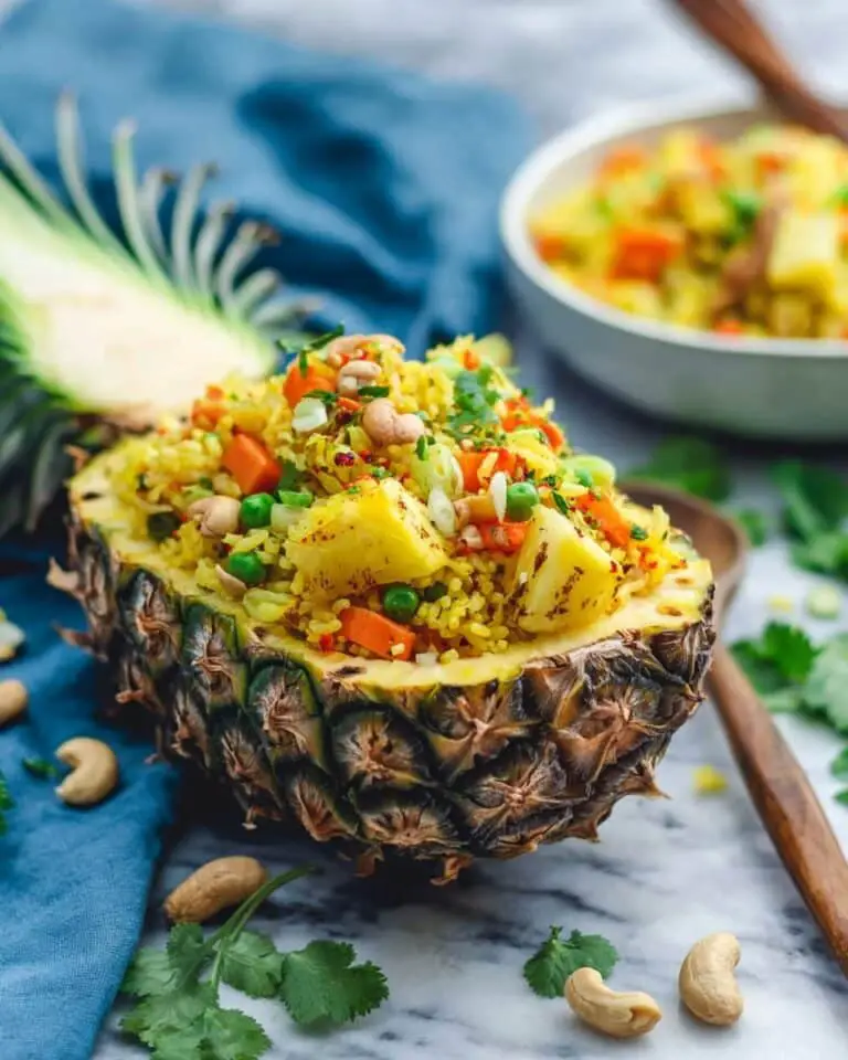 Thai Pineapple Fried Rice (Vegan) Recipe