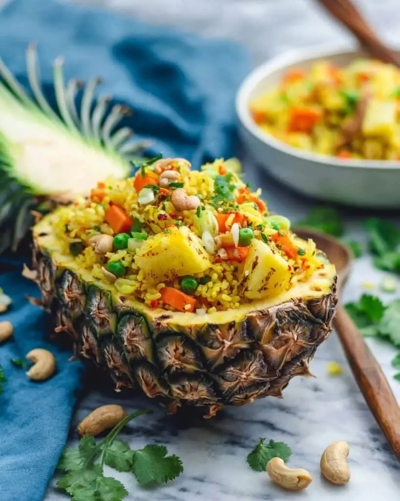 Thai Pineapple Fried Rice (Vegan) Recipe
