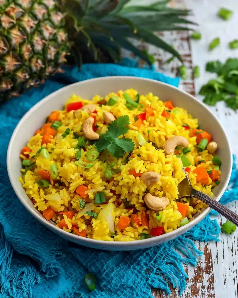 Thai Pineapple Fried Rice (Vegan) Recipe