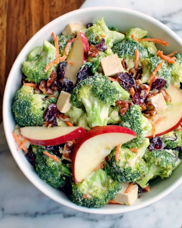 Creamy Broccoli Apple Salad Recipe