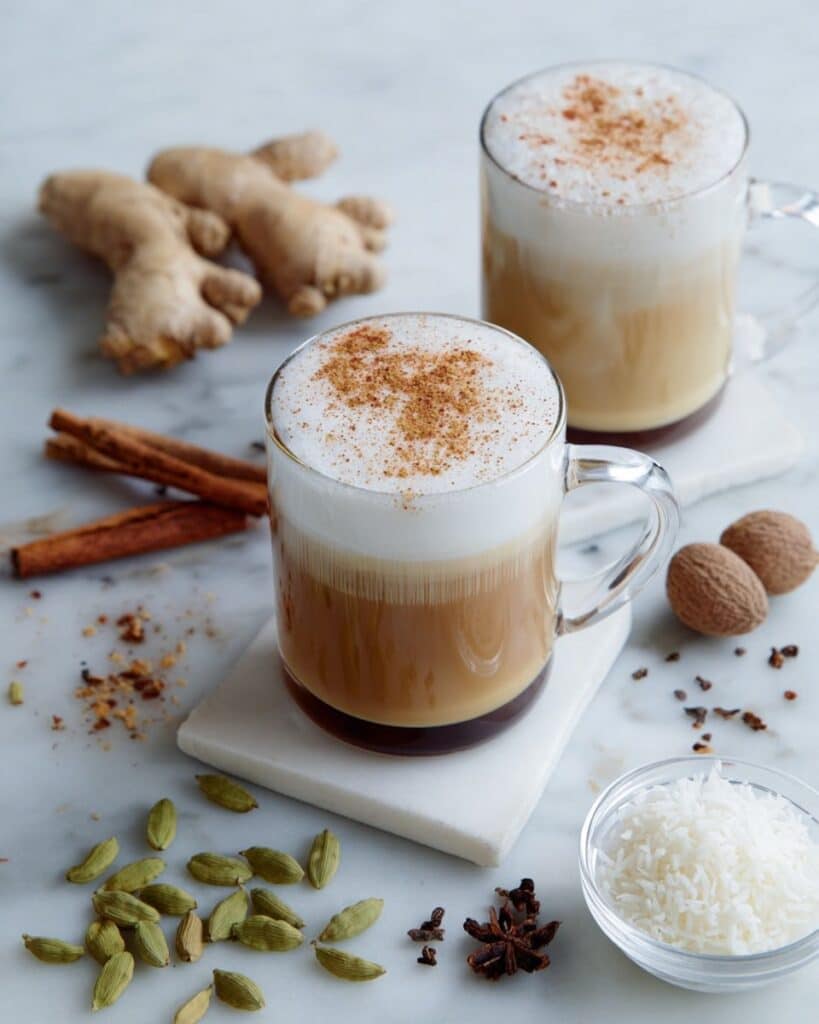 Homemade Coconut Chai Latte Recipe