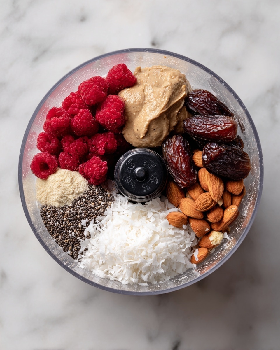 Raspberry Cocoa Energy Balls Recipe - Recipe Image