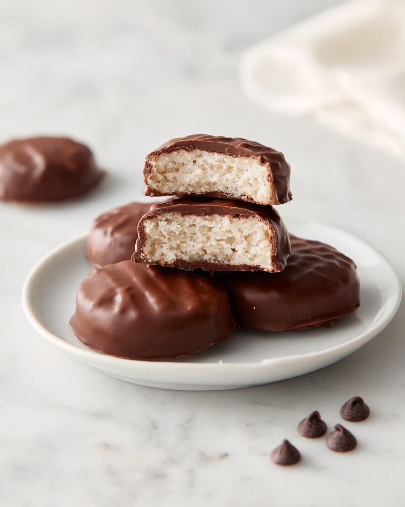 Coconut Cream Stuffed Dates Dipped in Chocolate Recipe