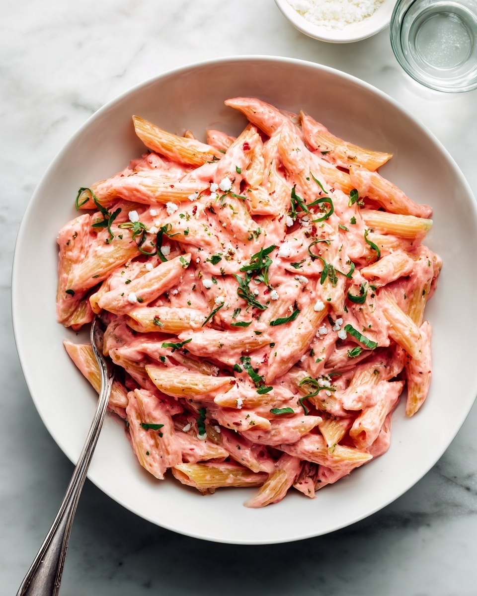 Beetroot Pasta Sauce with Feta and Fresh Herbs Recipe