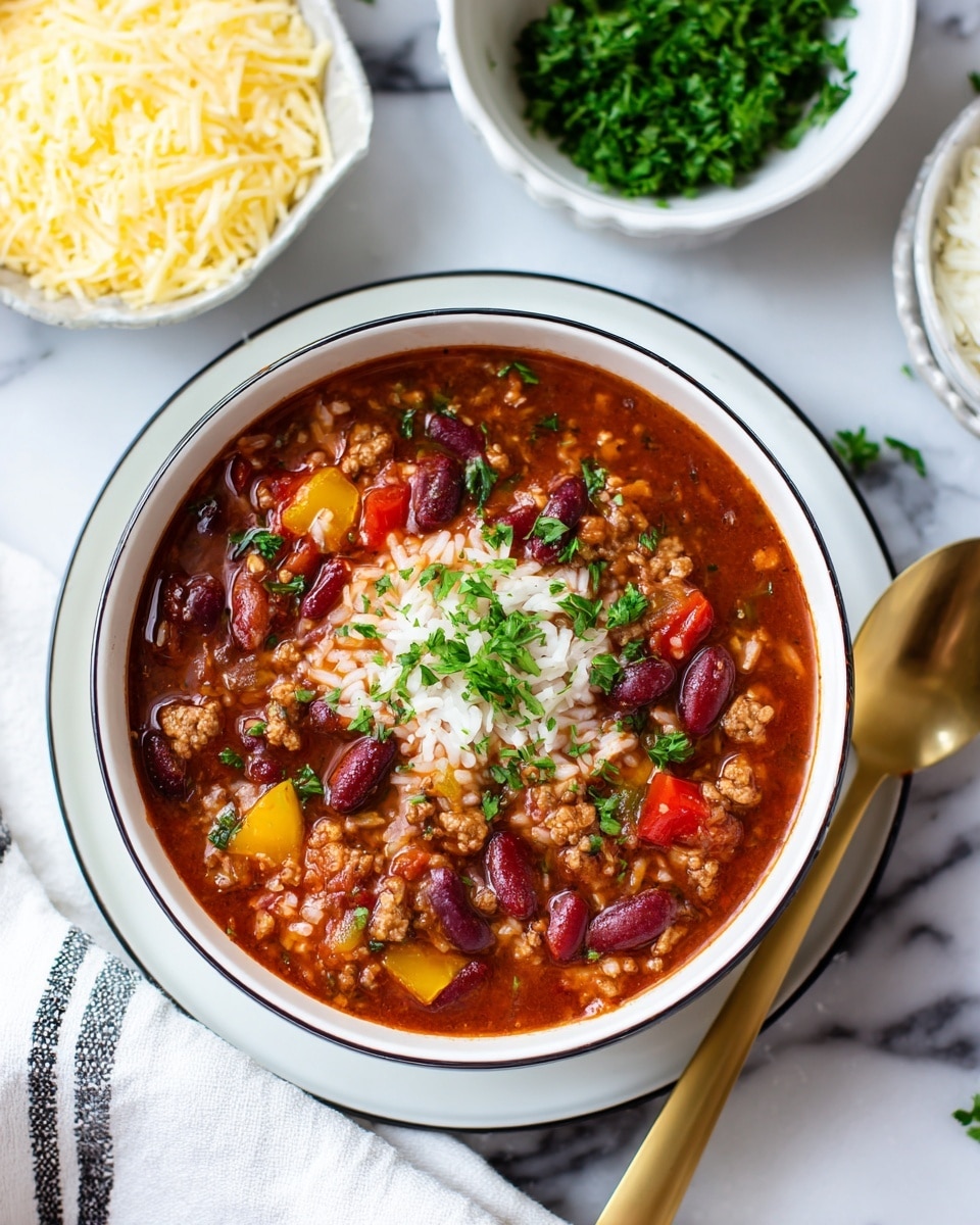 Instant Pot Stuffed Pepper Soup Recipe