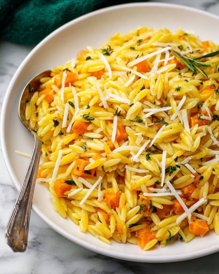 Cheesy One Pot Carrot Orzo Side Dish Recipe
