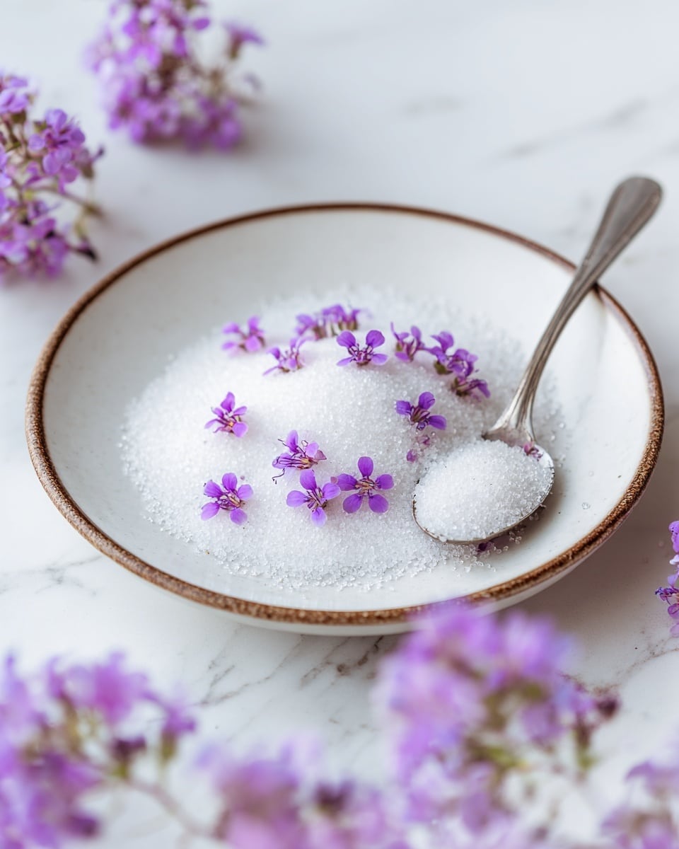 Vegan Lilac Lemon Cake Recipe - Recipe Image