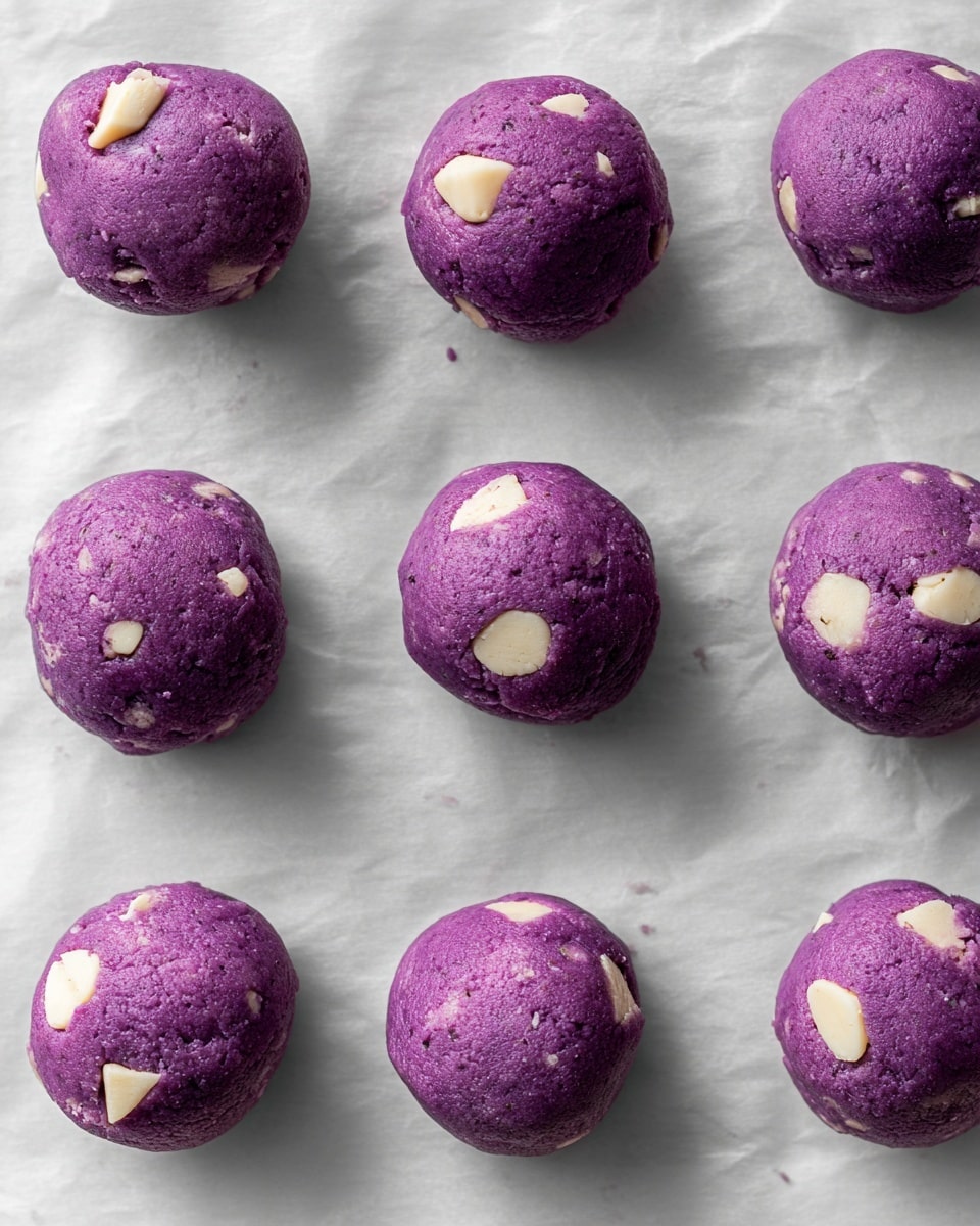 Ube Cookies with White Chocolate Recipe - Recipe Image