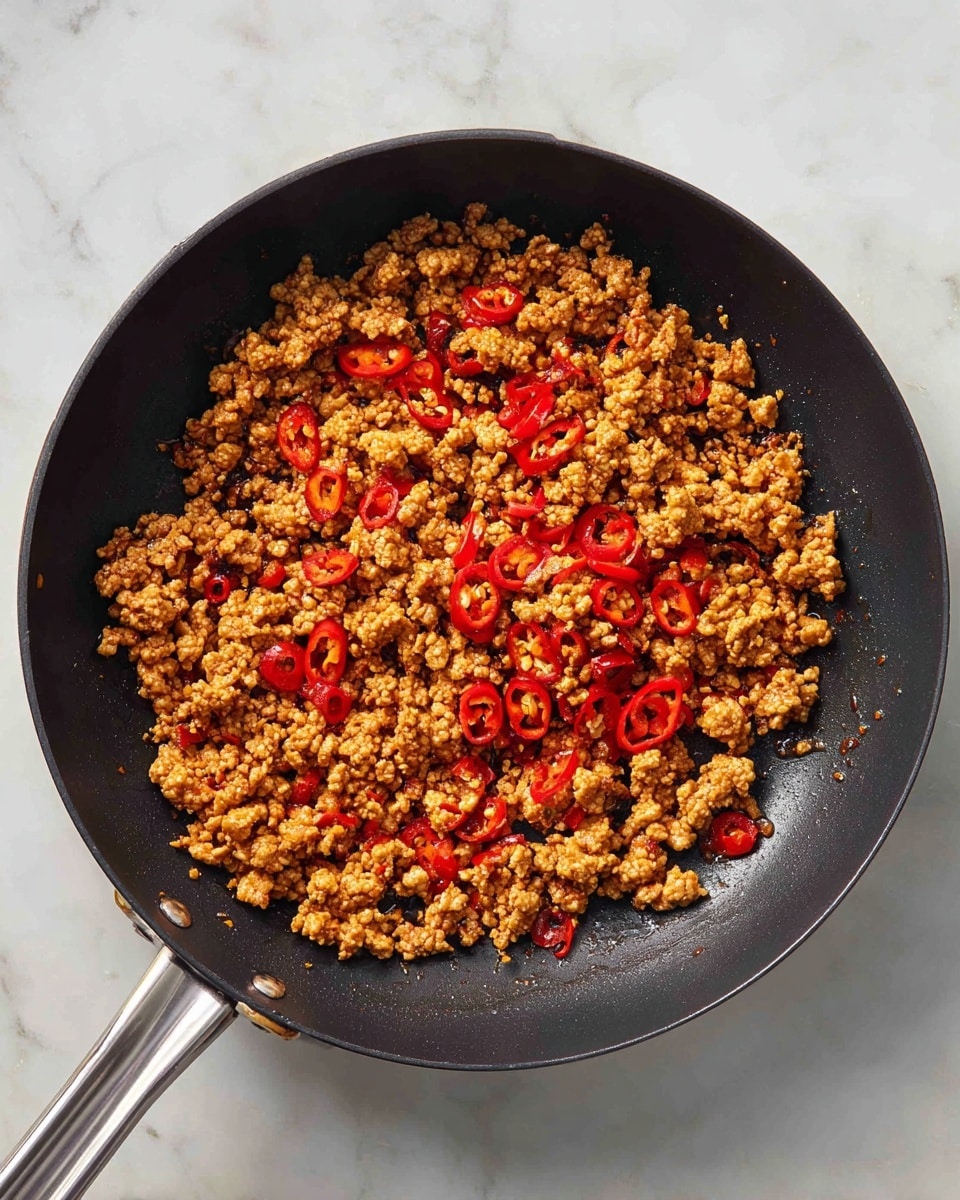 Springtime Basil Chicken Lettuce Wraps Recipe - Recipe Image