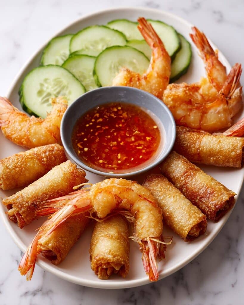 Thai Shrimp in a Blanket (Crispy Firecracker Shrimp) Recipe
