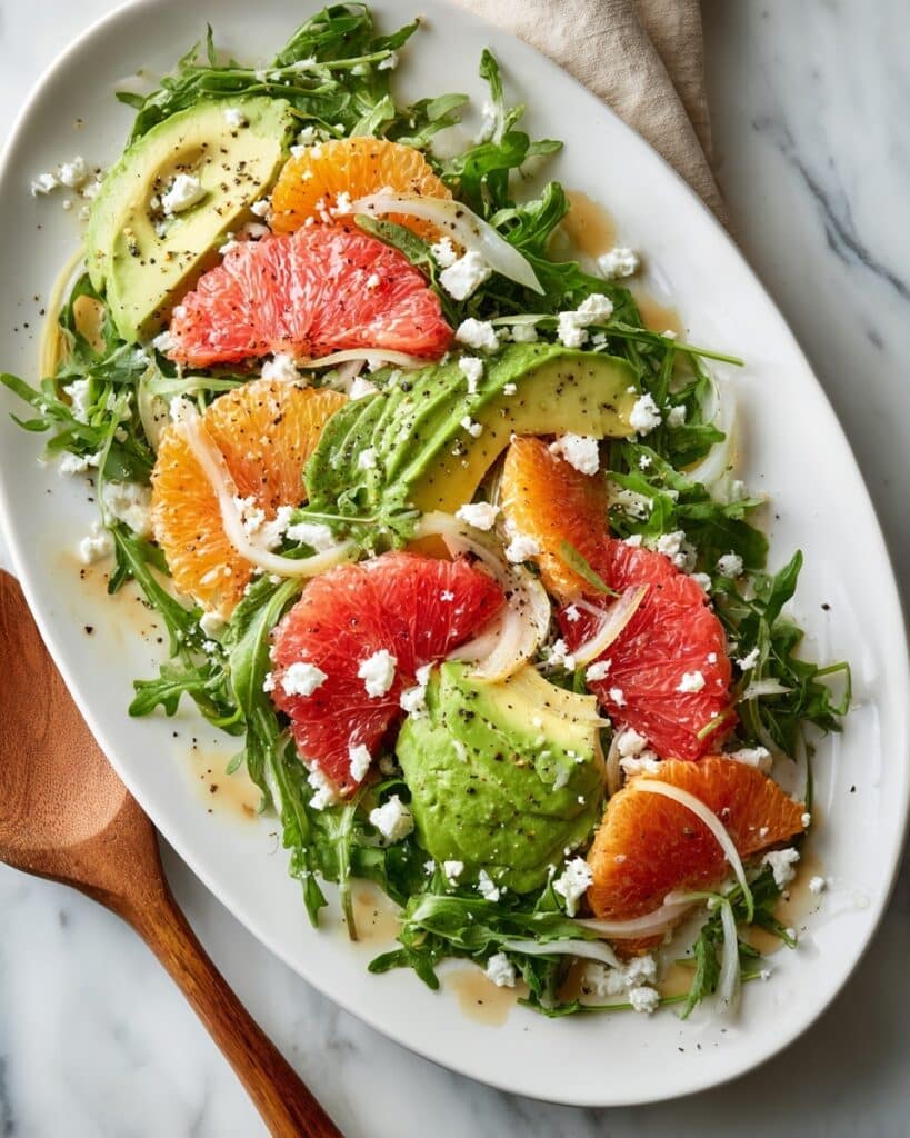 Avocado Fennel Citrus Salad with Sweet Onion Vinaigrette Recipe