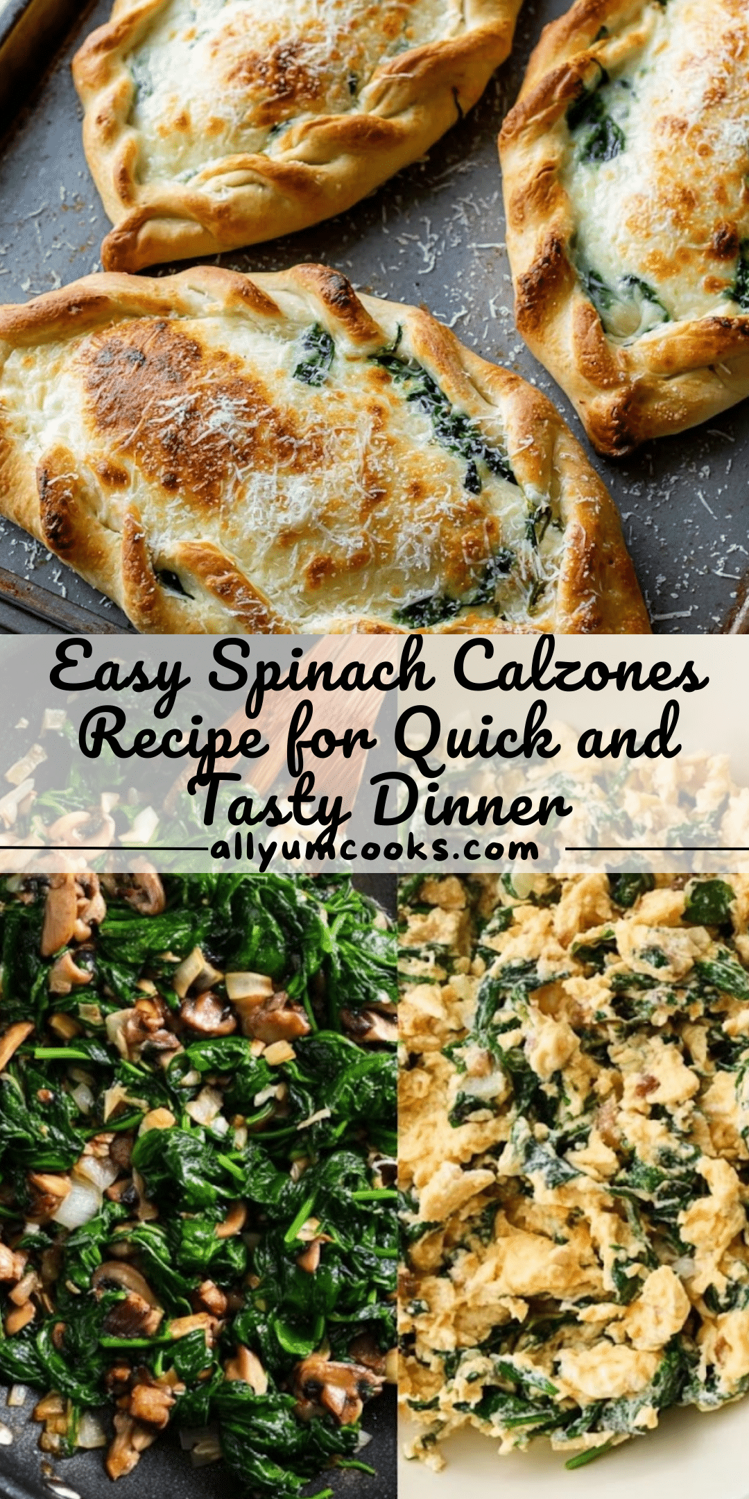 Easy Spinach Calzones: Delicious, Cheesy, Homemade Calzone