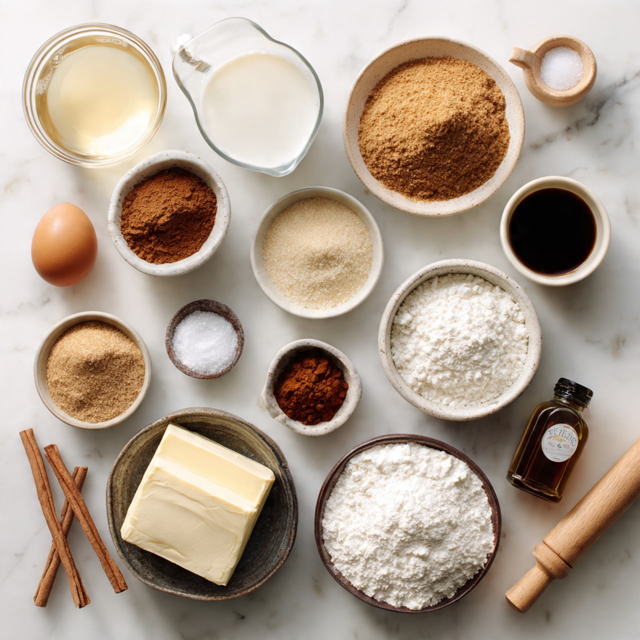 The image shows a clear glass bowl placed on a white marbled surface. Inside the bowl, there are layers of dark brown powder spread in the middle, resting on a layer of shiny, dark liquid that pools beneath it. On one side of the brown powder, there is a small pile of fine white powder. The edges of the glass bowl show some splatters of the dark liquid and specks of the brown powder, creating a textured border around the contents. The lighting highlights the glossy texture of the liquid and the matte, grainy texture of the powders. The photo taken with an iphone --ar 4:5 --v 7