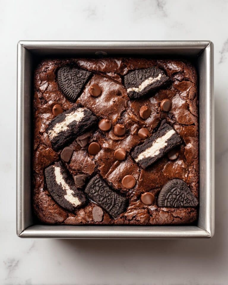 Fudgy Oreo Brownies Recipe