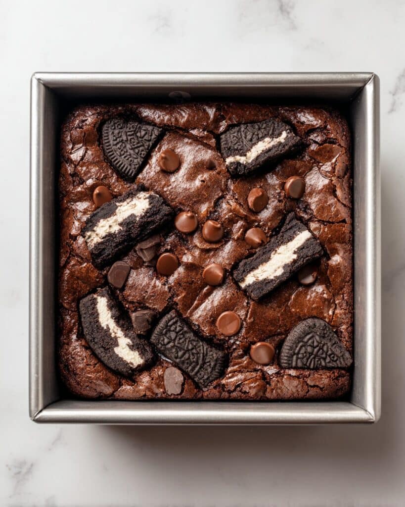 Fudgy Oreo Brownies Recipe