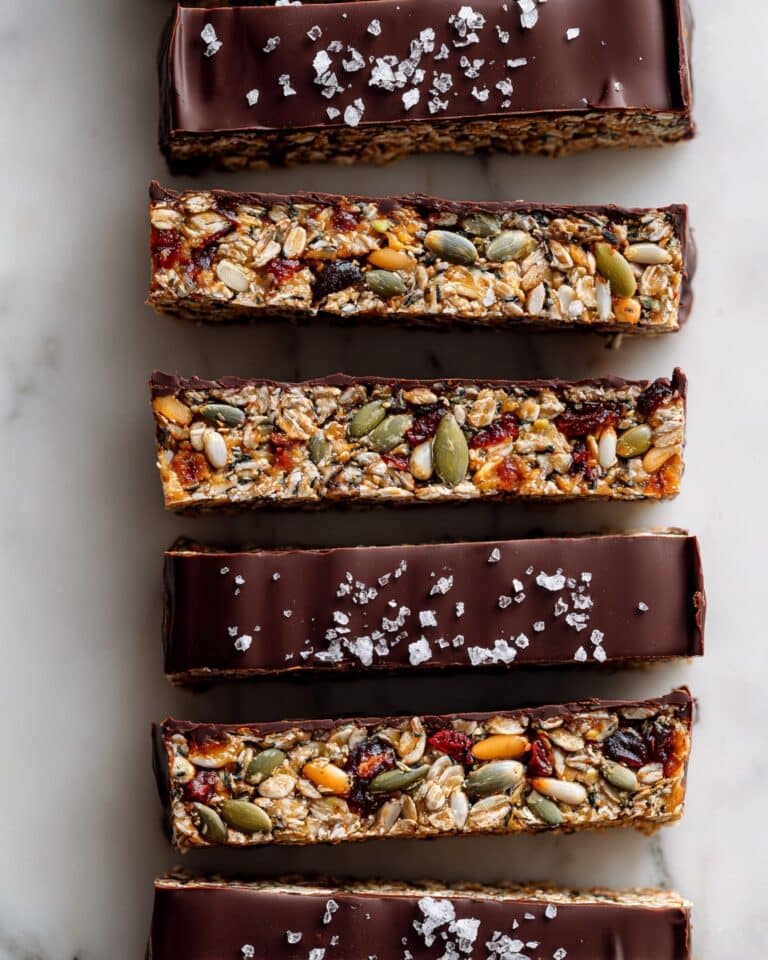 Seed Bars with Cranberries and Dark Chocolate Recipe