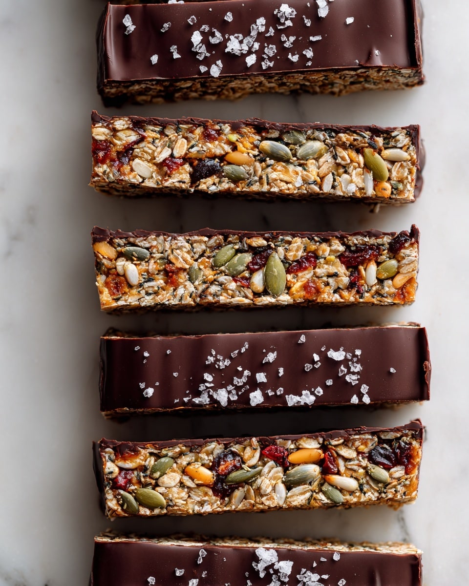Seed Bars with Cranberries and Dark Chocolate Recipe