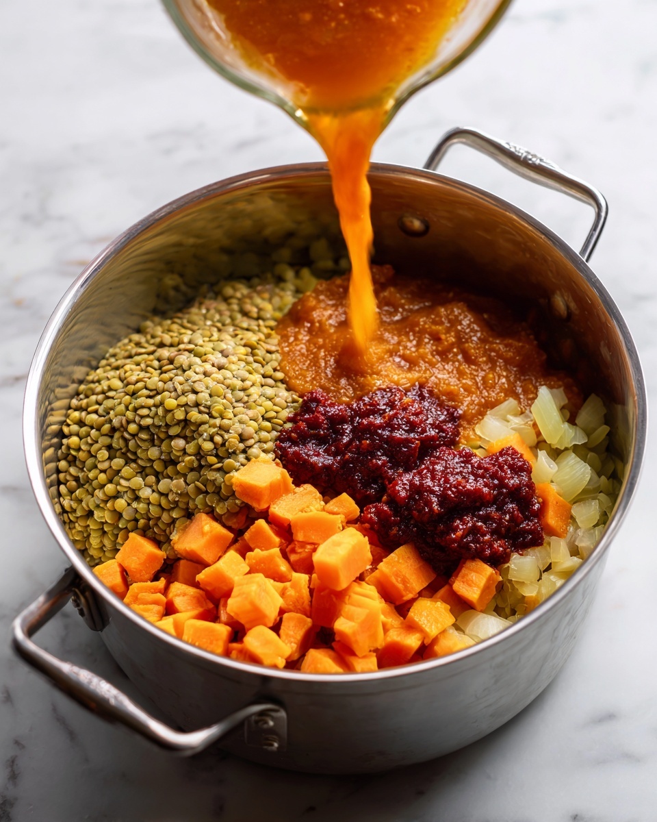 Spiced Lentils with Carrots Recipe - Recipe Image