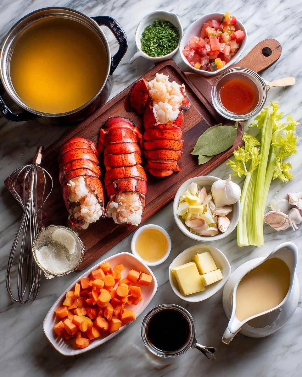 Two white bowls filled with smooth orange creamy soup, each topped with small white and light brown chunks and scattered with green herb pieces. The bowls are placed on a white marbled surface next to a beige cloth with a blue stripe. The soup has a consistent texture and a warm appearance. Photo taken with an iphone --ar 4:5 --v 7