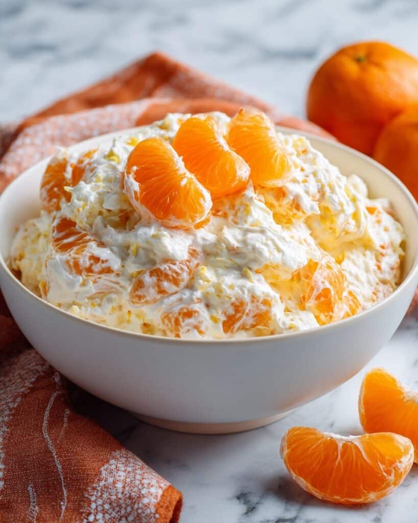 Mandarin Orange Salad Recipe (Orange Fluff) Recipe