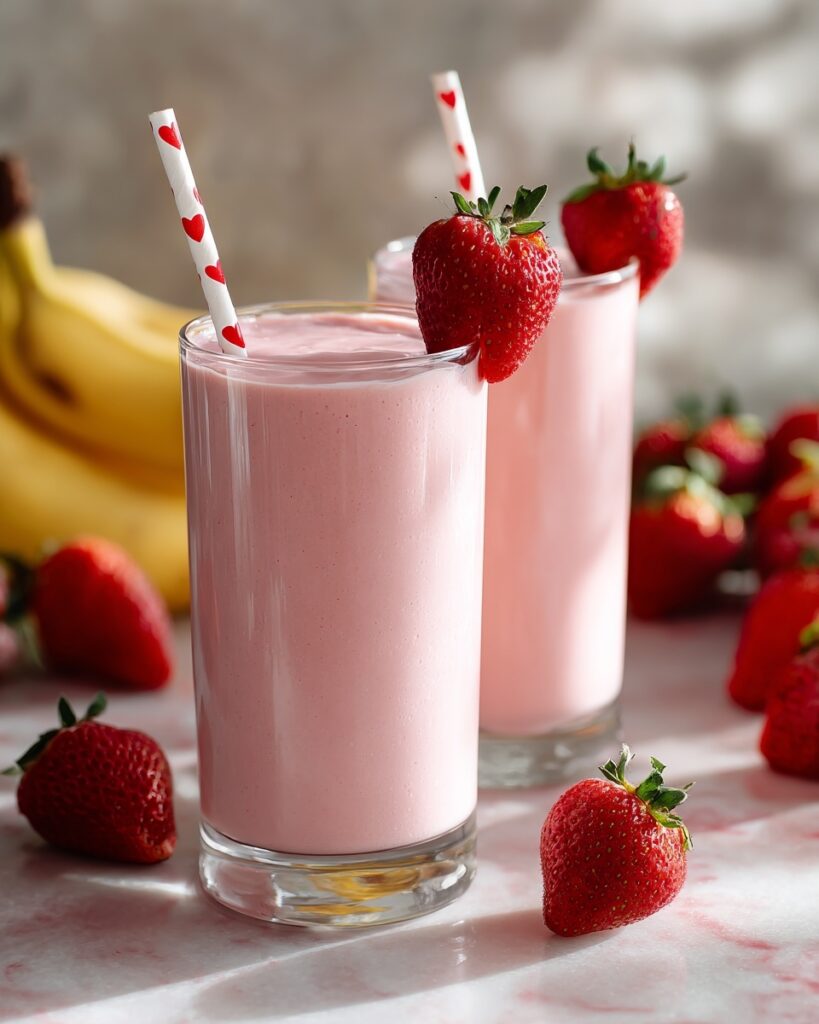 Strawberry and Banana Smoothies Recipe