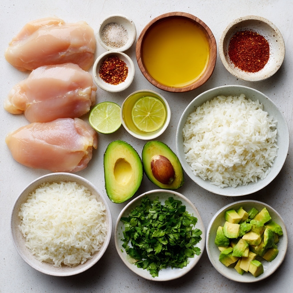 A bowl filled with white cooked rice mixed with small green herb pieces scattered on top, placed on a white marbled surface. The bowl is brown with a textured rim. A wooden spoon scoops the rice inside the bowl, held by a woman's hand visible on the right side of the image. Around the bowl, there are lime wedges, green herbs, and a small black bowl of coarse salt. The scene is bright and natural, showing a clean setting. photo taken with an iphone --ar 4:5 --v 7