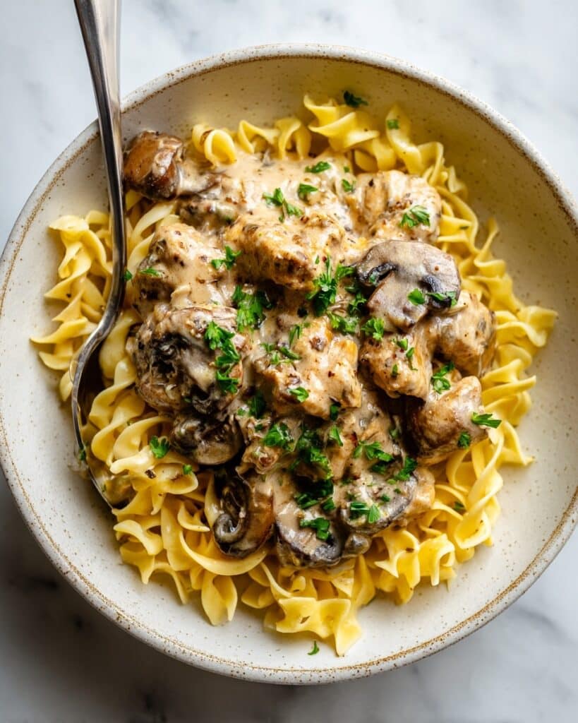 Slow Cooker Beef Stroganoff Recipe