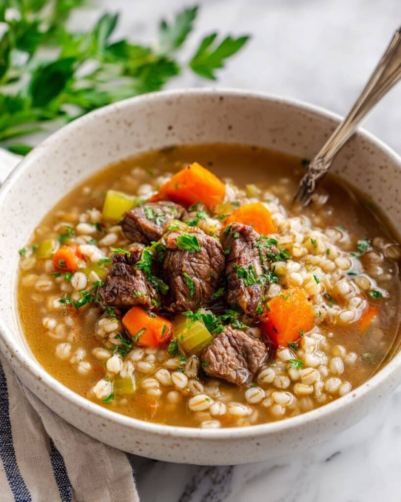 Beef and Barley Soup Recipe