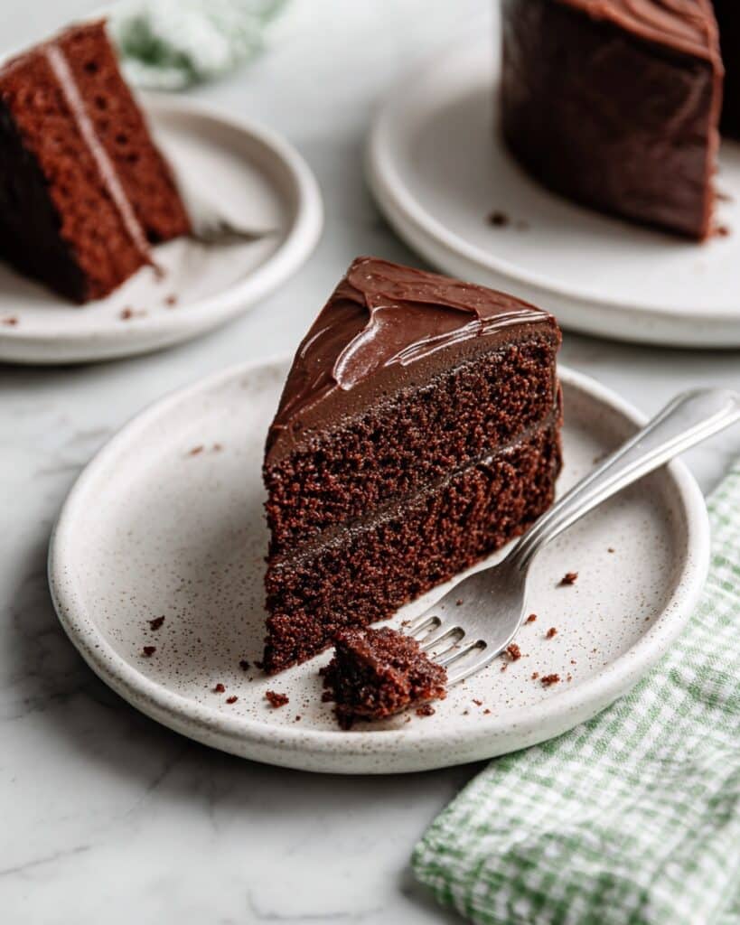 Chocolate Depression Cake (No Eggs, Butter, or Milk) Recipe