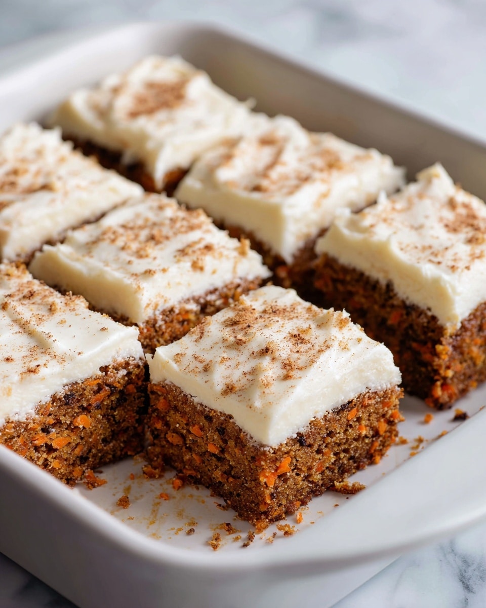 Carrot Cake Bars with Cream Cheese Frosting Recipe