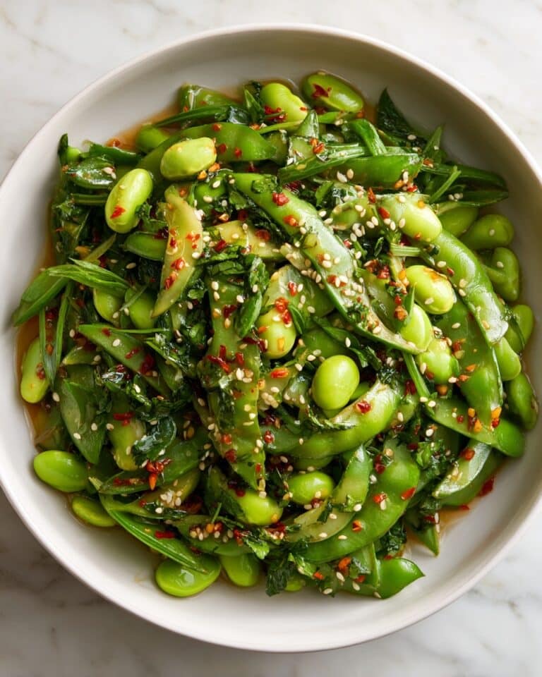 Chili Crisp Snap Pea Salad Recipe