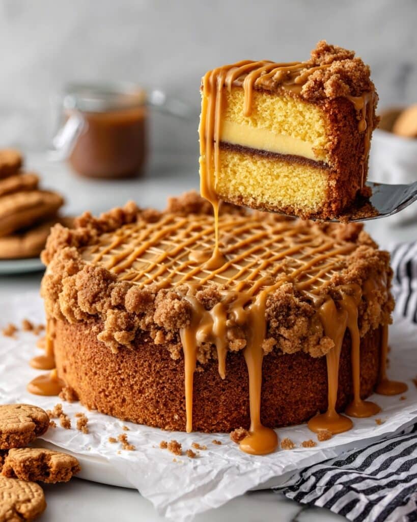 Vegan Biscoff Coffee Cake Recipe
