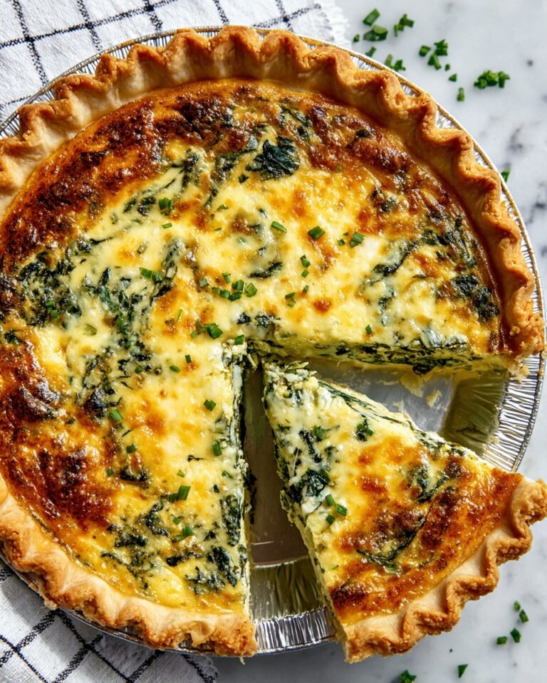 Spinach Asparagus Quiche Recipe