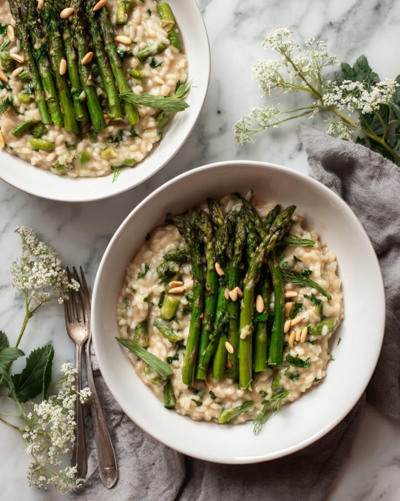 Vegan Asparagus Risotto Recipe