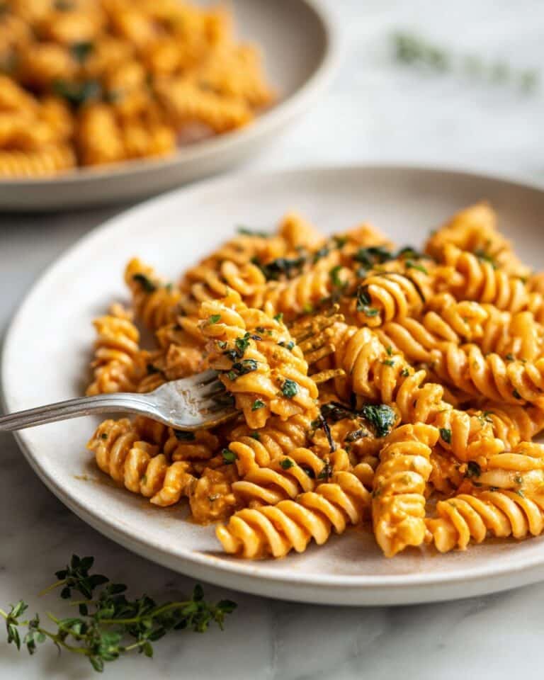 Vegan Creamy Tomato Pasta With Herbs Recipe