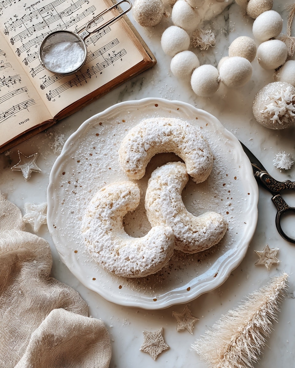 Healthy Almond Crescent Cookies Recipe