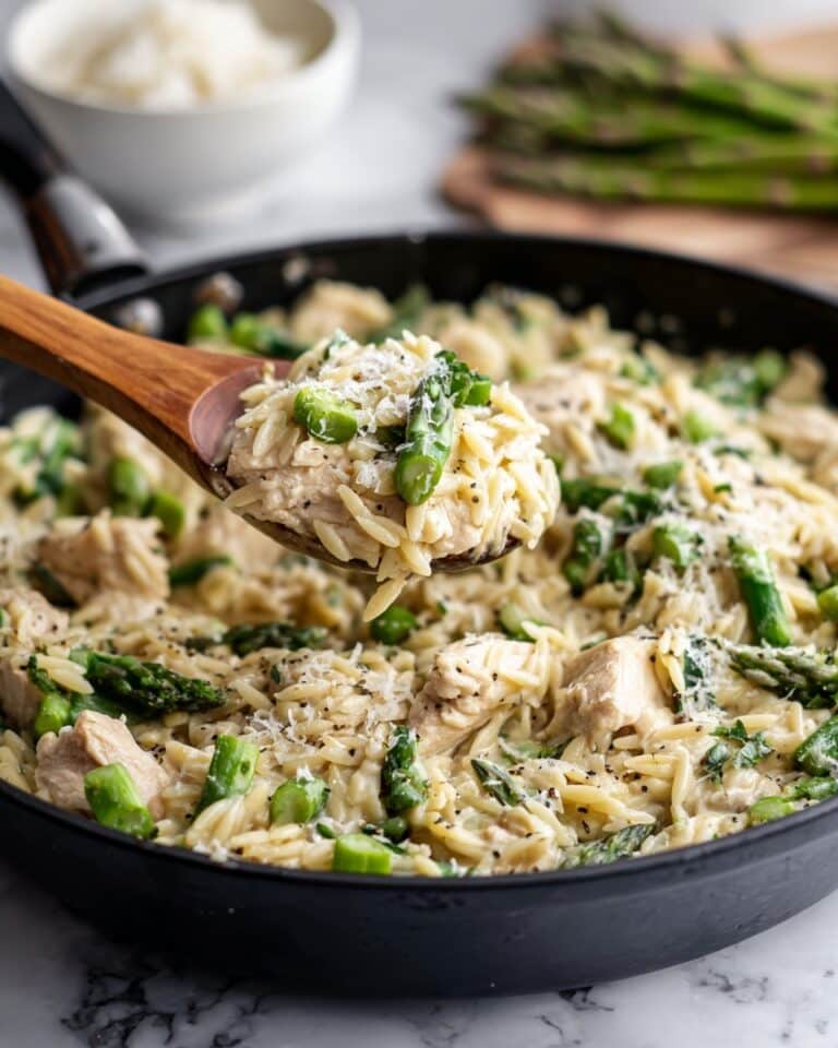 Asparagus Chicken Orzo Recipe