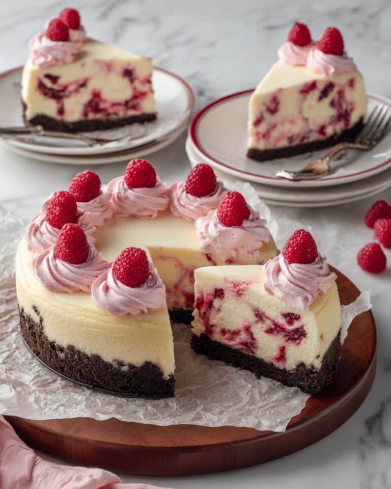 White Chocolate Raspberry Cheesecake Recipe