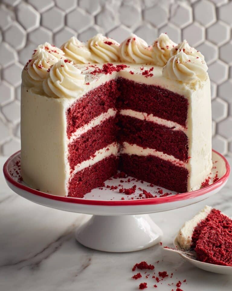 Red Velvet Cake with Creamy Ermine Buttercream Recipe