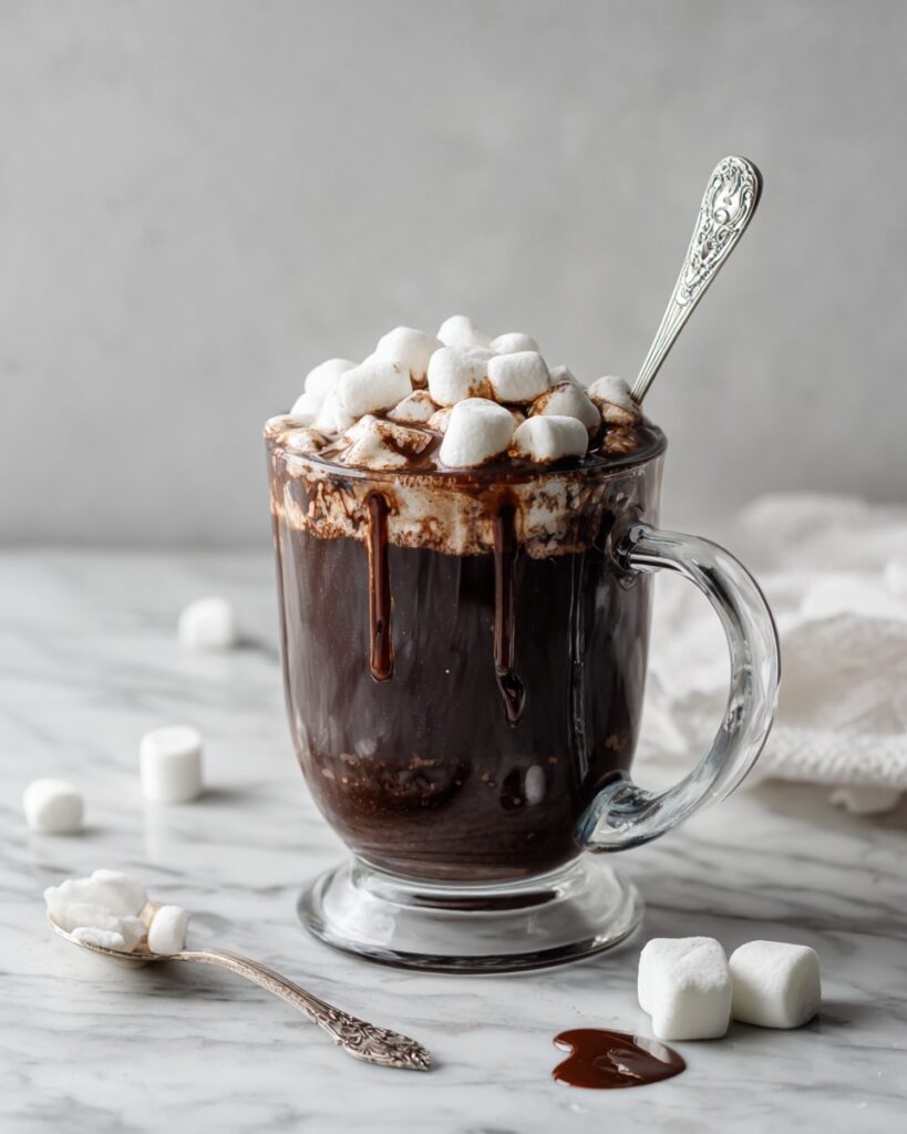 Homemade Dark Hot Chocolate Recipe