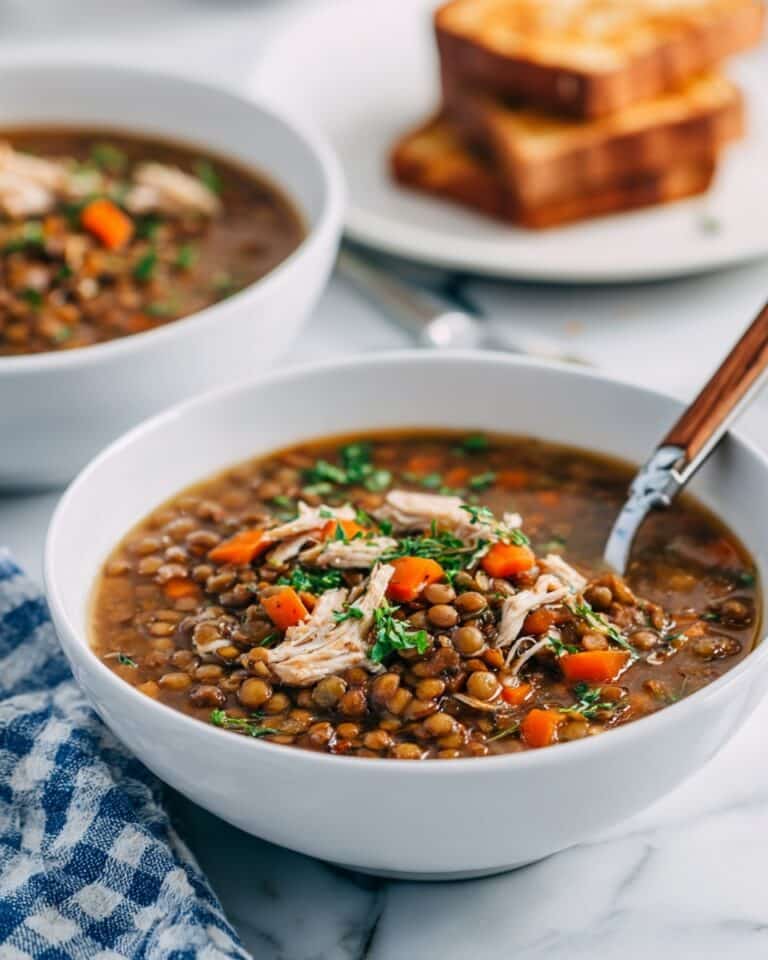 Chicken Lentil Soup Recipe