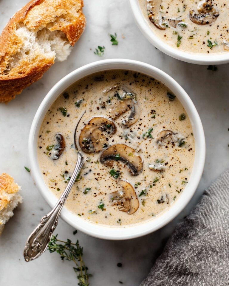 Creamy Baby Bella Mushroom Soup Recipe