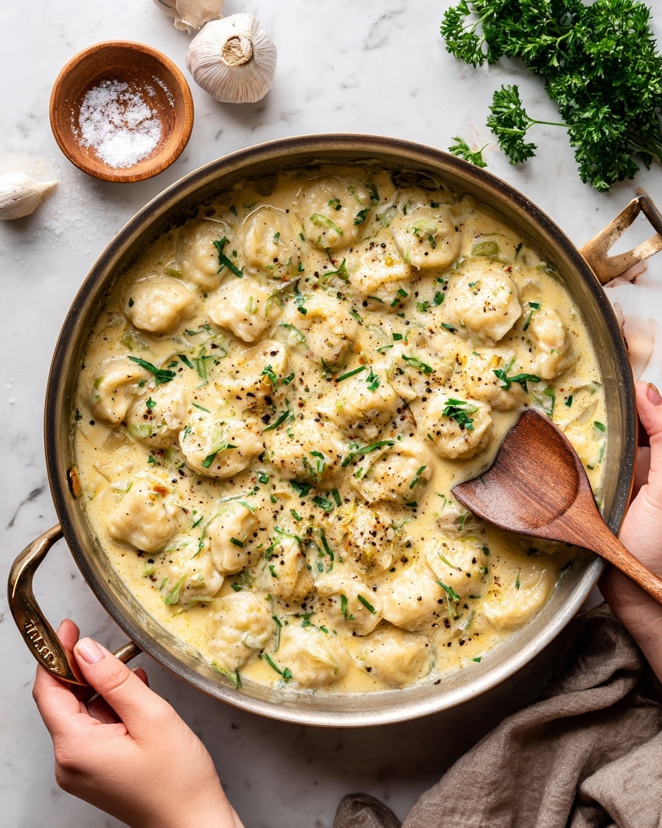 Creamy Chicken and Dumplings Recipe