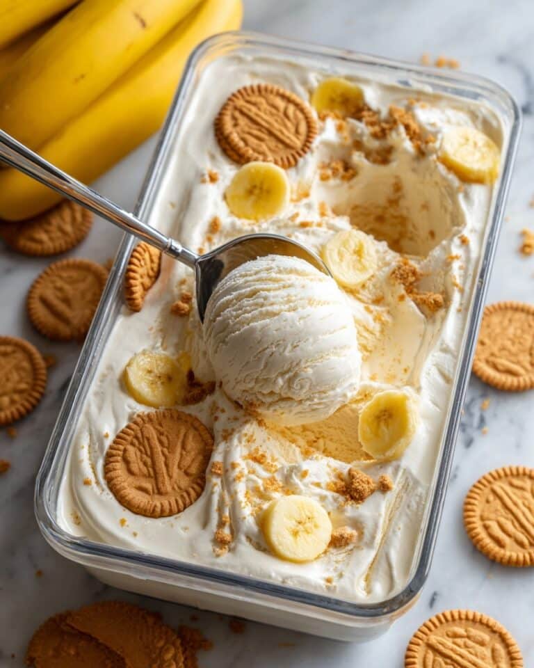 Banana Pudding Ice Cream (No-Churn) Recipe