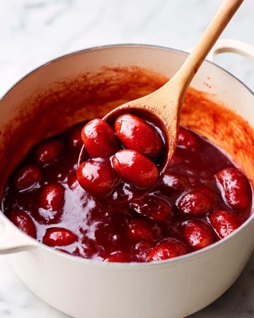 Sweet and Spicy Lil Smokies in BBQ Sauce Recipe