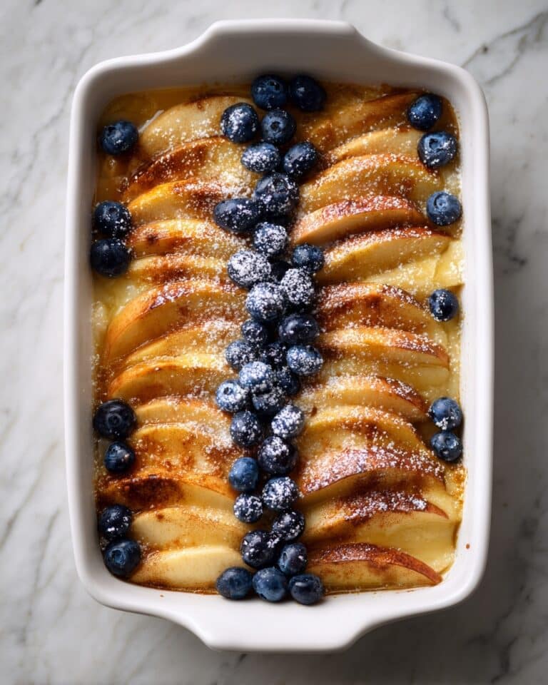 Maple Syrup Pancake Casserole with Fresh Berries and Chocolate Chips Recipe