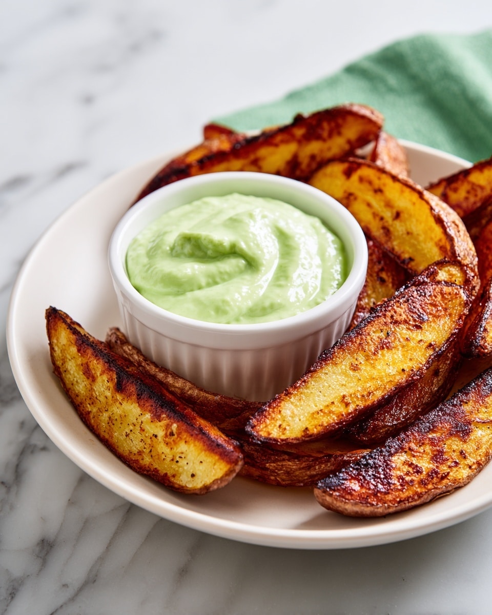 Crispy Air Fryer Potato Wedges Recipe