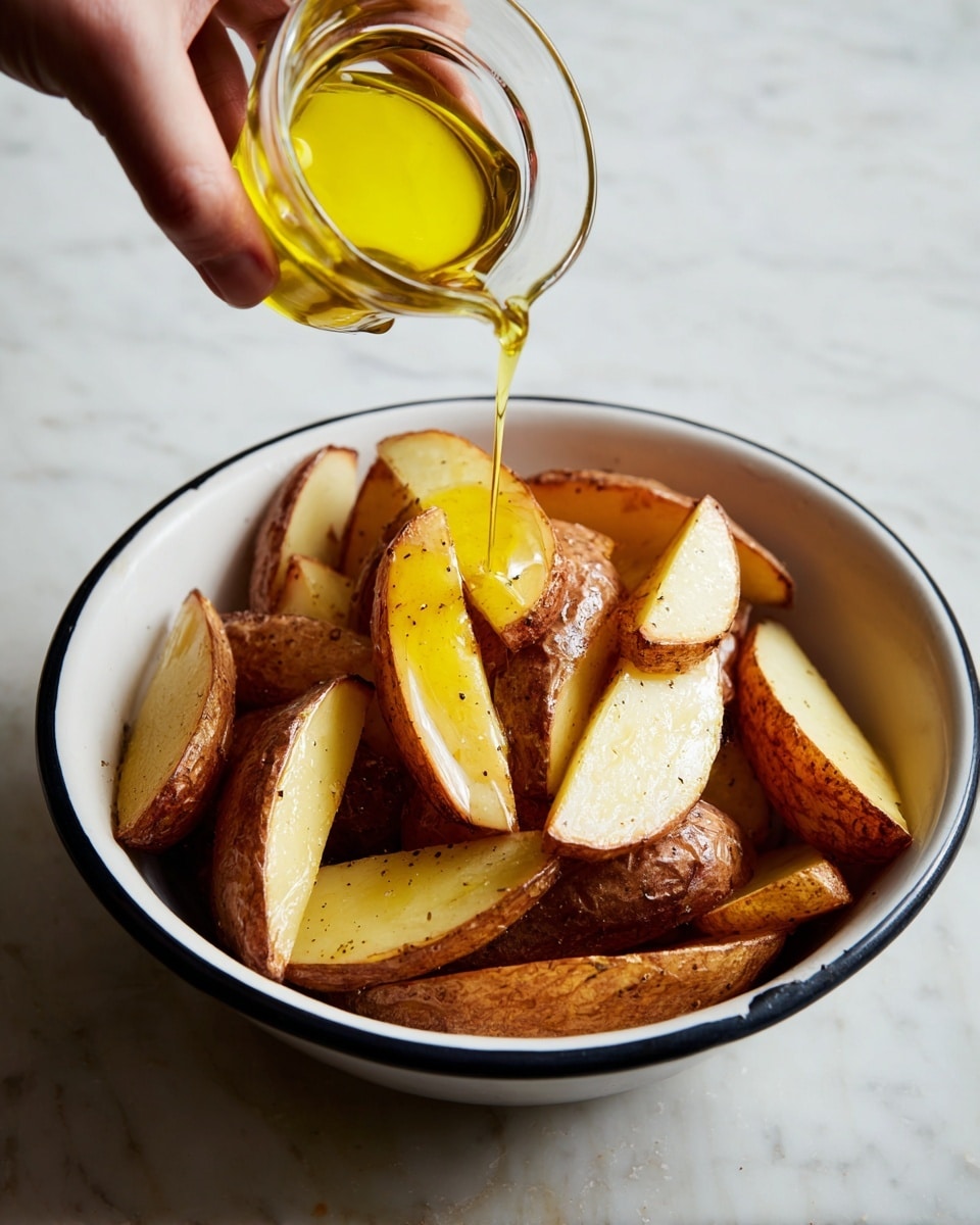 Crispy Air Fryer Potato Wedges Recipe - Recipe Image