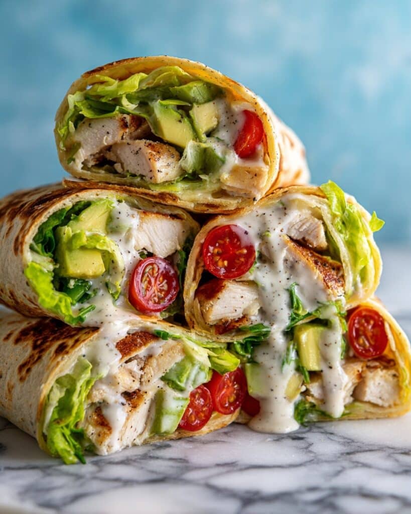Chicken Caesar Wrap Recipe